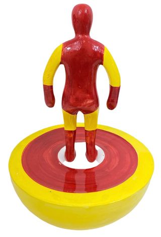 Scultura Subbuteo Iron Man Firmato Stefano Puzzo