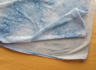 Falda larga Primark azul y blanco talla M