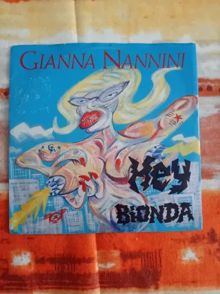 LP 45 giri Gianna Nannini Hey Bionda 1988