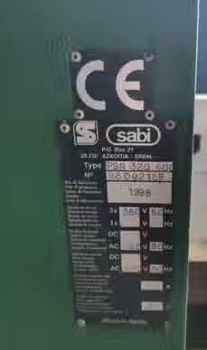 Sierra cinta Sabi PSR 320 600 hidráulica