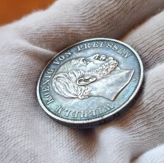 Alemania Thaler plata de Wilhelm I 1871