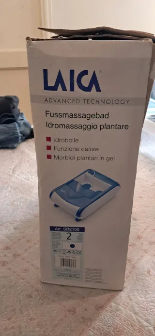 Idromassaggio riscaldabile per piedi LAICA