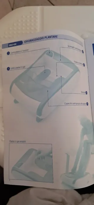 Idromassaggio riscaldabile per piedi LAICA