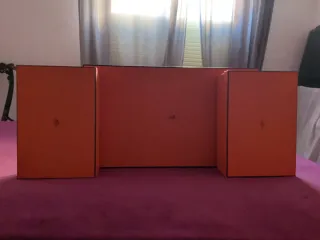 Scatole Hermes Paris Arancione