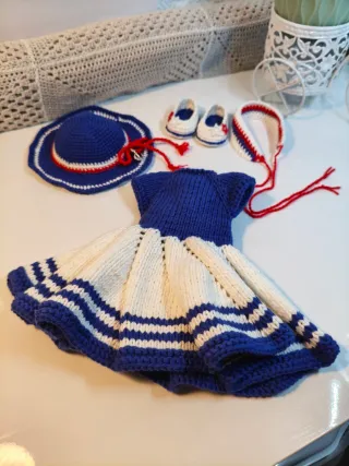 Traje marino para Muñeca Paola Reina 33 cm.