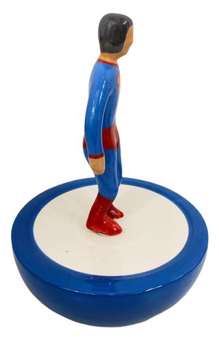 Scultura Subbuteo Superman Firmato Stefano Puzzo