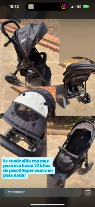 Silla de paseo Joie hasta 22kg