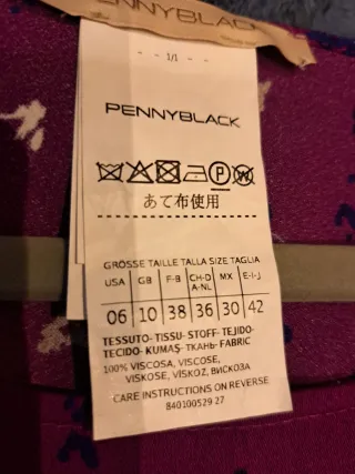 Vestido estampado floral Penny Black talla 42