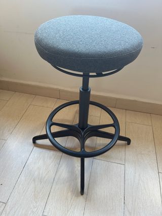 Taburete de escritorio regulable altura lidkullen