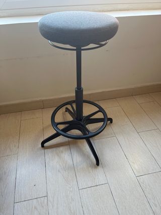 Taburete de escritorio regulable altura lidkullen