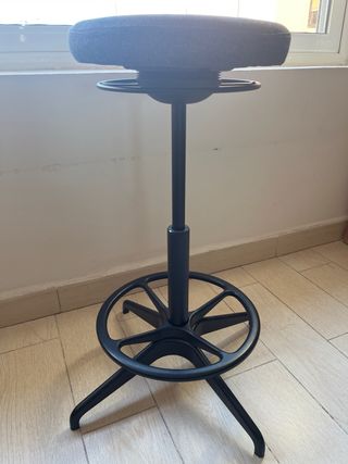 Taburete de escritorio regulable altura lidkullen