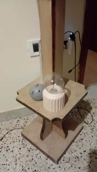 Portapianta vintage ,fattoa mano