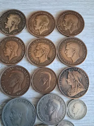 Lote de 12 monedas antiguas