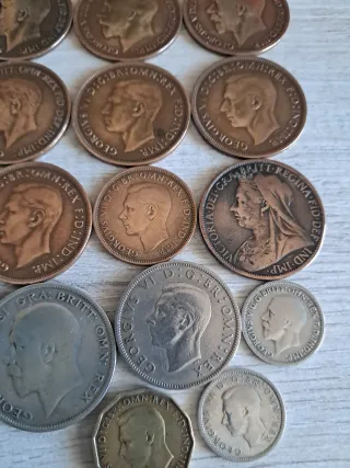 Lote de 12 monedas antiguas