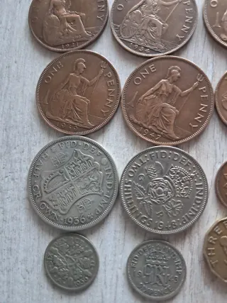 Lote de 15monedas antiguas