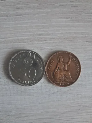 Lote de 15monedas antiguas