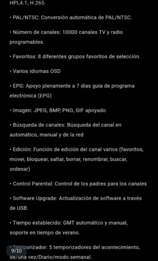 GTMedia V9 Super Receptor Satélite HD