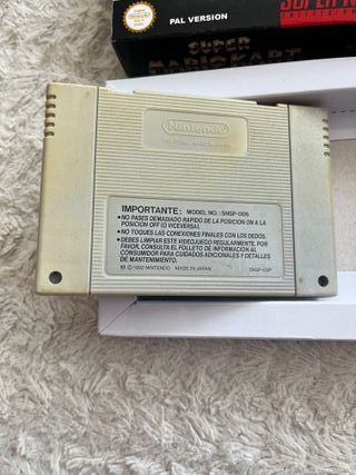 Super Mario Kart SNES PAL Version