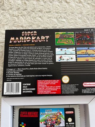 Super Mario Kart SNES PAL Version