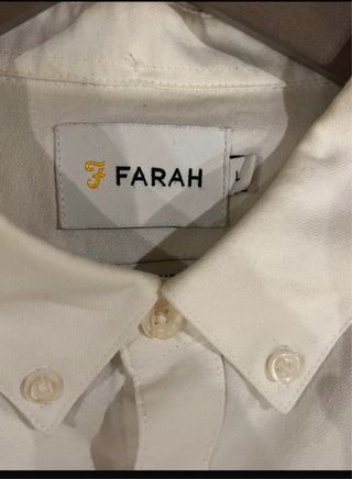 Camicia Farah bianca uomo 100% cotone