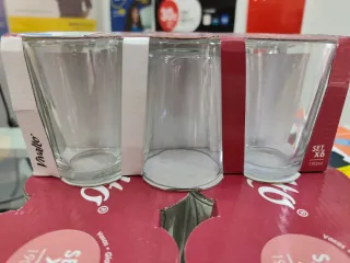 Set 12 Vasos Cristal Vivalto 190ml