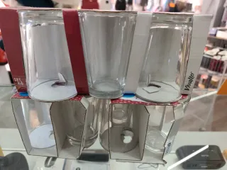 Set 12 Vasos Cristal Vivalto 190ml