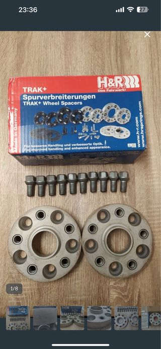 Separadores H&R TRAK+ 35mm Doble Anclaje 5x112