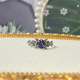 Anillo Plata Iolita Natural