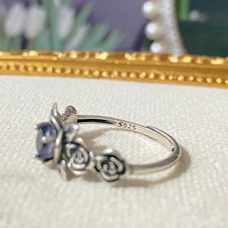 Anillo Plata Iolita Natural