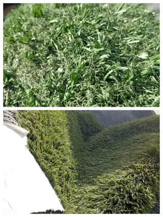 Césped artificial reciclado