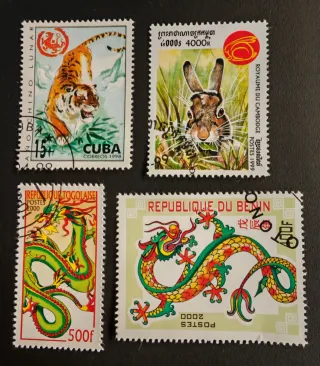 Sellos: Tigre, Conejo, Dragón..