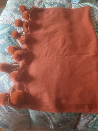 Sciarpa donna con pompon