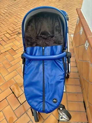 Carro Mima Xari azul con accesorios