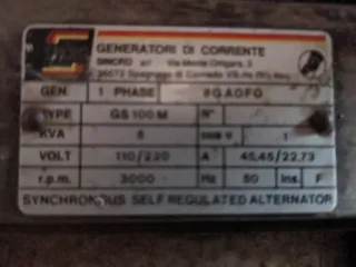 Generador Eléctrico Gasolina