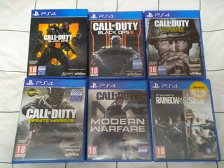 Lote Juegos PS4: Call of Duty, FIFA, Far Cry, GTA