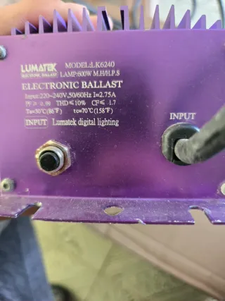 Sistema Iluminación Sodio