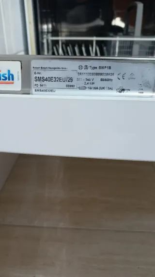 Lavavajillas Bosch AquaStop Blanco