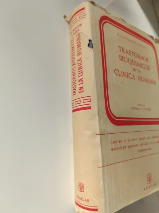 Libro Trastornos bioquimicos en la clínica humana