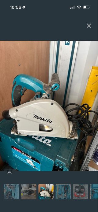 Sierra de incisión Makita con guía