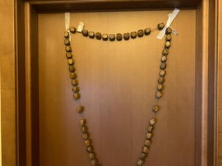 Collana con crocefisso in legno - Rosario