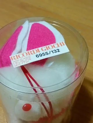 PELUCHE CONIGLIETTO RICORDI GIOCHI NUOVO DA COLLEZ