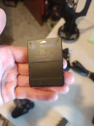 Consola PS2 Slim Negra + Accesorios