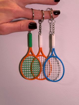 Llavero Raqueta Tenis (3 uds)