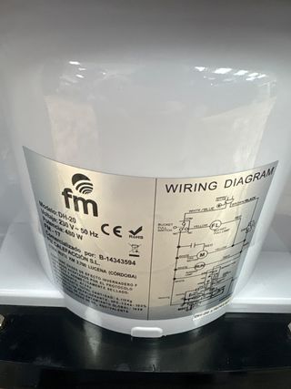 Deshumidificador FM DH-20