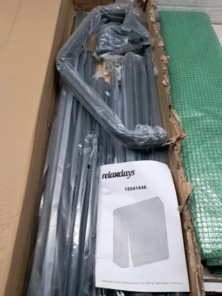 Invernadero Relaxdays 154x152x50cm