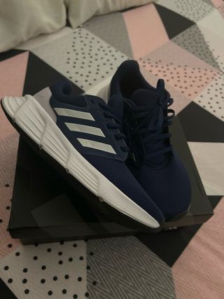 Zapatillas Adidas Galaxy 6W Azul/Blanco Talla 40.5