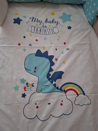 Edredón, protector y almohada Maxicuna TUC TUC