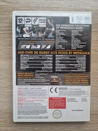 Guitar Hero Metallica - Nintendo Wii