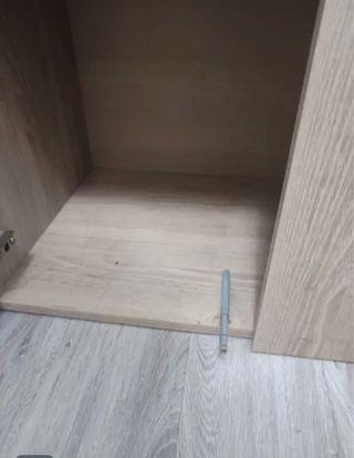 Aparador moderno madera y cristal