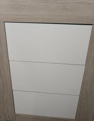 Aparador moderno madera y cristal